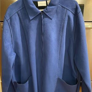 Alfred Dunner Women's Deep Blue Lightweight Jacket